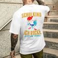 Children's Schulkind 2024 Boys I Rocke Jetzt Die Schule Football T-Shirt mit Rückendruck Geschenke für Ihn