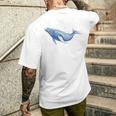 Con Megattera T-shirt da uomo con stampa posteriore Regalos para él