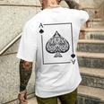 Costume As De Pique Costume De Jeu De Cartes T-shirt imprimé au dos Cadeaux pour lui