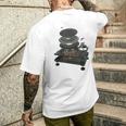 Dj Turntable 1210 Mk2 T-Shirt mit Rückendruck Geschenke für Ihn