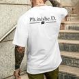 Doktorarbeiterteidigt Promotion 2024 Doctor T-Shirt mit Rückendruck Geschenke für Ihn