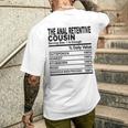 Donna Il Cugino Anale Retentive Divertente Fatto Di Nutrizione Cugini Divertenti Con Collo A T-shirt da uomo con stampa posteriore Regalos para él