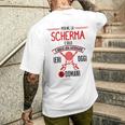 Donna Scherma Regalo Divertente Per Un Schermidore Con Collo A T-shirt da uomo con stampa posteriore Regalos para él