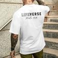 Donnaersetto Diita Salmo 91 T-shirt da uomo con stampa posteriore Regalos para él