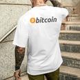 El Logotipo De Bitcoin Camisas De Bitcoin Camiseta Hombre Estampado Espalda Regalos para él