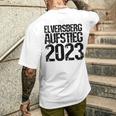 Elversberg Saarland Sve 07 Fan 2 League Aufsteigung 2023 Football T-Shirt mit Rückendruck Geschenke für Ihn