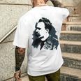 Friedrich Nietzsche Portraitsector Drawing Gray T-Shirt mit Rückendruck Geschenke für Ihn