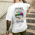 Früher War Alles Besser Retro Party 70S 80S 90S T-Shirt mit Rückendruck Geschenke für Ihn