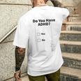 Adhd T-Shirt mit Rückendruck Geschenke für Ihn