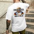 Egal Wieoll Du Bist Rudi Istolller Gray T-Shirt mit Rückendruck Geschenke für Ihn