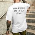 Mein Dirndl Ist In Der Wäschen T-Shirt mit Rückendruck Geschenke für Ihn