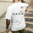 Gaza Stripe T-Shirt mit Rückendruck Geschenke für Ihn