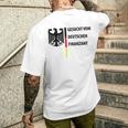 Gesuchtom Deutschen Finanzamt Fun T-Shirt mit Rückendruck Geschenke für Ihn