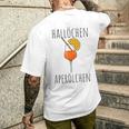 Hallöchen Aperölchen Summer Drinks Aperitif Spritz T-Shirt mit Rückendruck Geschenke für Ihn