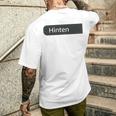 Hallochen Aperölchen X Pope Summer Spritz Club Backpri T-Shirt mit Rückendruck Geschenke für Ihn