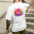 Happy Holi Festival Of Colours T-Shirt mit Rückendruck Geschenke für Ihn