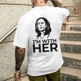 Ich Bin Bei Ihrer Wahlpräsidentin Kamala Harris 2024 Meme T-Shirt mit Rückendruck Geschenke für Ihn