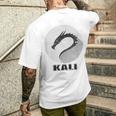 Kali Linux Graffiato Logo Drago Open Source Os T-shirt da uomo con stampa posteriore Regalos para él
