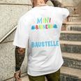 Kinder Alles Gute Zum Richtfest Mini Bauherr 2023 House Building T-Shirt mit Rückendruck Geschenke für Ihn