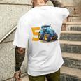 Kinder Endlich 5 Jetzt Fahre Ich Trekker Boys' Birthday Tractor T-Shirt mit Rückendruck Geschenke für Ihn