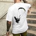 Kiteboard Kitesurf Kiteboarding T-shirt da uomo con stampa posteriore Regalos para él