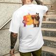 Masha E Orso 3Rd Birthday T-shirt da uomo con stampa posteriore Regalos para él