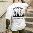 Meine Heimat Glück Auf Zechen Aus Dem Ruhr Region T-Shirt mit Rückendruck Geschenke für Ihn