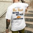 Migliore Nutria Madre Mondo Castoro Di Palude Nutria T-shirt da uomo con stampa posteriore Regalos para él
