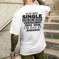 Naseoll Warum Ich Single Binerliebt Sein T-Shirt mit Rückendruck Geschenke für Ihn