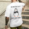 Ob Mir Kalt Ist Nicht Dein Ernst Heizen Ob Mir Kalt Ist Nicht Dein T-Shirt mit Rückendruck Geschenke für Ihn