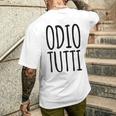 Odio TuttiDivertente Donna Frasi Simpatiche T-shirt da uomo con stampa posteriore Regalos para él