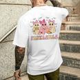 Pantasmas Ghost Spooky Conchas Halloween Mexican Ghost Men's T-shirt Back Print Gifts for Him