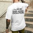 Planet Mars Perseverance Rover Ingenuity Helicopter Drone T-shirt da uomo con stampa posteriore Regalos para él