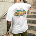 Prc Mdn Bestemmia Imprecazione Scherzo Ironico Divertente Con Collo A T-shirt da uomo con stampa posteriore Regalos para él