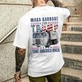 Proud Maga Garbage Trump Supporter Trump Garbage Truck Men's T-shirt Back Print Gifts for Him