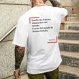 Quella Che Il Bruco Chiama Fine Del Mondo Lao Tzu T-shirt da uomo con stampa posteriore Regalos para él