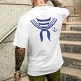 Sailor Costume Sailor Sailor Sailor T-Shirt mit Rückendruck Geschenke für Ihn