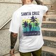 Santa Cruz California Usa Surf T-Shirt mit Rückendruck Geschenke für Ihn