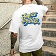 Serial Chiller Laid Back Chill Retro 70S Script T-shirt da uomo con stampa posteriore Regalos para él