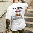 Supervisor Chefin Schäffin Gray T-Shirt mit Rückendruck Geschenke für Ihn