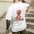 T-Rex 5Th Birthday Dino Ich Bin Schon 5 Jahre Alt German Langu T-Shirt mit Rückendruck Geschenke für Ihn