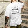 Trallala & Hopsassa Für Pillepalle Bin Ich Nicht Responsible For T-Shirt mit Rückendruck Geschenke für Ihn