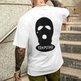 Trapstar Ski Mask Blue T-Shirt mit Rückendruck Geschenke für Ihn