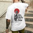 In Un Mondo Pieno Di Principesse Essere Un Samurai Donna Giapponese T-shirt da uomo con stampa posteriore Regalos para él