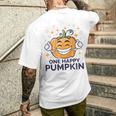 Una Zucca Felice Jackolantern Camicie Bambini Zucca Intaglio T-shirt da uomo con stampa posteriore Regalos para él