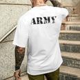 Us Armyintage Retro Stencil Usa Oderde Camiseta Hombre Estampado Espalda Regalos para él