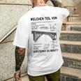 Wasonerstehst Du Nicht Ingenieur Statiker Bauingenieur T-Shirt mit Rückendruck Geschenke für Ihn