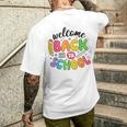 Welcome Back To School First Day Of School Teachers Students Men's T-shirt Back Print Gifts for Him