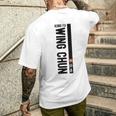 Wing Chun Martial Arts Ip Kung Tsun Fuintage T-Shirt mit Rückendruck Geschenke für Ihn