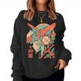 Anime Manga Cyberpunk Aesthetic Techwear Harajuku Mecha Girl Sweatshirt Frauen